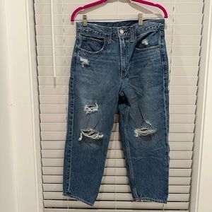 GAP Women’s Barrel High Rise Jeans Size 28P